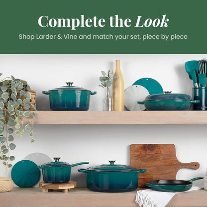 Larder & Vine 8-Piece Bakeware Set | Non-Stick Baking Set with Ceramic Finish | PFAS, PFOA, PTFE, and BPA Free Baking Essentials | Baking Sheets, Muffin Tins and Assorted Baking Pans | Bondi