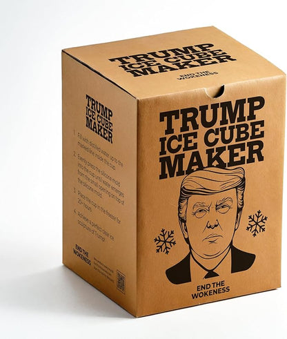 Trump Ice Cube Maker – Rapid Ice Production, Compact Countertop Design, MAGA-Themed