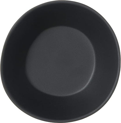 Carlisle FoodService Products Ridge Reusable Plastic Bowl Soup Bowl for Home and Restaurant, Melamine, 8 Ounces, Slate, (Pack of 24)