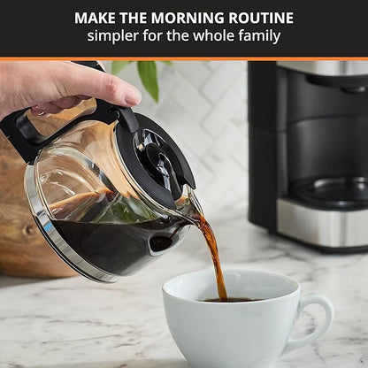 KRUPS Simply Brew Compact 5 Cup Coffee Maker: Stainless Steel Design, Pause & Brew, Keep Warm, Reusable Filter, Drip-Free Carafe (Pack of 4)
