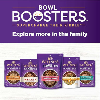 Wellness Bowl Boosters Bare, Dog Food Topper for Small, Medium, & Large Breeds, Grain Free, Natural, Freeze Dried, Turkey, 4 Ounce Bag (Pack of 1)