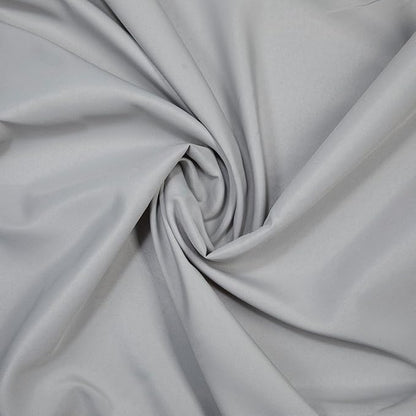 Gee Di Moda Rectangle Tablecloth - 90 x 132 Inch Silver Table Cloth for 6 Foot Table with Floor-Length Drop - Heavy Duty Washable Fabric - 6 Ft Buffet Table, Holiday Party, Wedding & Baby Shower