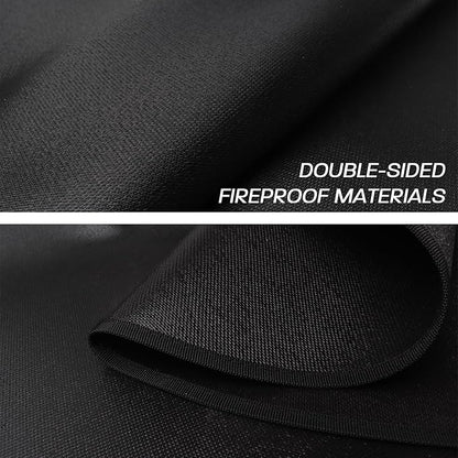 36" Fire Pit Mat for Solo Stove Bonfire, Round Fireproof Under Grill Mats for Outdoor Grill, Portable Camping Stove Mat for Solo Stove Accessories