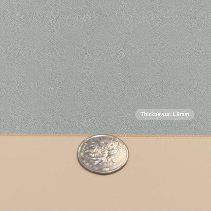 Table Top Protector for Dining Room Table - Can Be Used On Both Sides Waterproof and Easy to Clean Good Flatness Used for Dining Table(Light Brown+Gray 44x84)