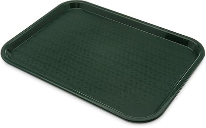 Carlisle FoodService Products CT121608 Café Standard Cafeteria / Fast Food Tray, 12" x 16", Forest Green