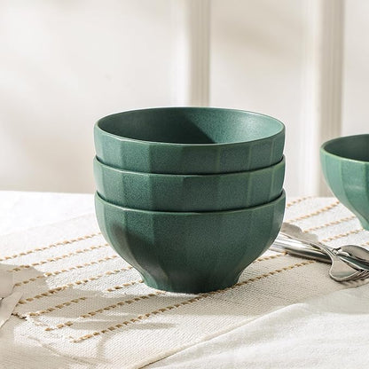 Stone Lain Rio 12-Piece Dinnerware Set Stoneware, Green