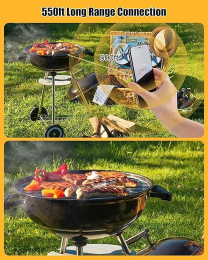 Meat Thermometer with Ultra-Thin Probe, Single Probe Thermometer