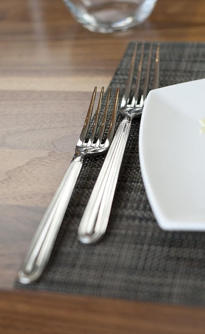 Fortessa Metropolitan 18/10 Stainless Steel Flatware 20 Piece Place Setting, Service for 4