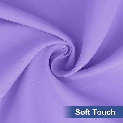 homing Rectangle Table Cloth Cover, Waterproof Polyester Elastic Fitted Tablecloth, Fits for 6 Foot Folding Tables, Washable Table Protector for Picnic, Camping, Outdoor (Lavender, 30" x 72")