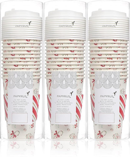 Papyrus Disposable Tabletop Dinnerware Set - Elegant and Sturdy Disposable Cups for Any Occasion, Holiday, Cups