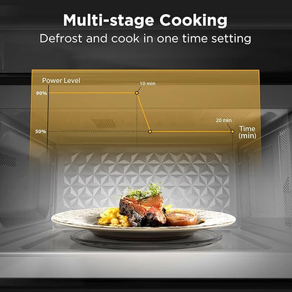 BLACK+DECKER Over the Range Microwave Oven with Vent and One-Touch Auto Cooking, 1.7 cu. ft. OTR Over Stove Microwave, Black, 1000 Watts, EM044K6CF-BK