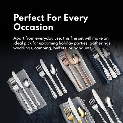 New Star Foodservice 58666 Rose Pattern, 18/0 Stainless Steel, Salad Fork, 6.2-Inch, Set of 12