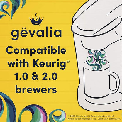 Gevalia Kaffe Special Reserve Costa Rica Medium Roast K-Cup Coffee Pods (10 Pods)