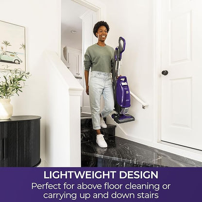 Kenmore BU4018 Intuition Bagged Upright Vacuum Lift-Up Carpet Cleaner 2-Motor Power Suction with HEPA Filter,3-in-1 Combination, Upholstery Tool for Hardwood Floor, Pet Hair, Purple
