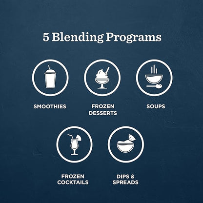 Vitamix Ascent Series X4 Blender with Five Blending Programs, Self-Cleaning Program, Professional-Grade Blender for Smoothies, Soups & More, Stainless-Steel Blades, 48 Oz Container, Brushed Stainless