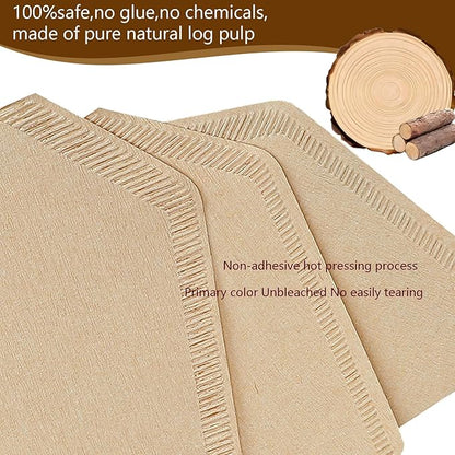 #4 Cone Coffee Filters,100 Count Disposable Coffee Paper Filters,Unbleached Cone Filters 8-12 Cup, Filters For Pour Over and Drip Coffee Maker (100, #04)