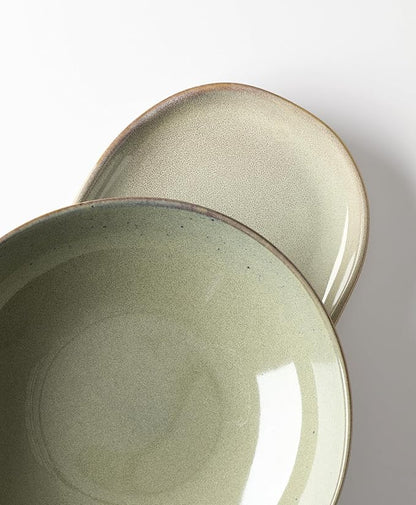 Oneida 897206 Organic Shades 2-Piece Serving Set, Green