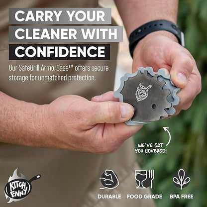 Bristle-Free Grill Scraper Gadget for Dads Who Like Grilling and Have Everything