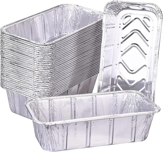 30-Pack Grease Tray Liner Grease Cup Liners for Members Mark 4-Burner and Pro-Series 5-Burner Outdoor Flat Top Gas Griddle l Drip Pans Disposable Aluminum Foil