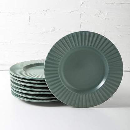 Christian Siriano Lusso 32-Piece Dinnerware Set Stoneware, Stone