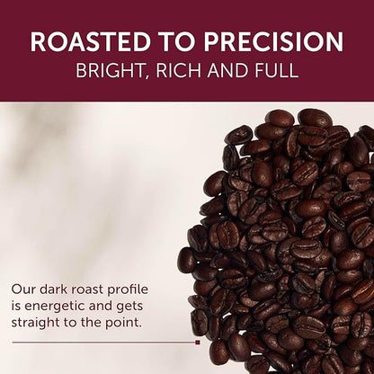 Illy Whole Bean Coffee, Intenso Bold Roast - Bold & Flavorful - 100% Arabica - Whole Beans - Pressurized Packaging Sealed for Freshness - 8.8oz can (Pack of 6)