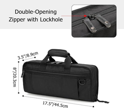 samdew Chef Knife Bag with Lockhole & 17 + 6 Slots, Chef Bag for Knife Storage, Travel Knife Roll for Professional Chefs, Knife Carrying Case Knife Carrier for Kitchen Utensils, Bag Only