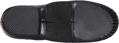 Linodes Unisex Leather Upper Jazz Shoe Slip-on for Women and Men's Dance Shoes