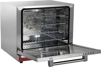 Kratos Commercial Oven, Half Size Electric Countertop Convection Oven, Holds Four Half Size Sheet Pans, 208/240V (29M-003)