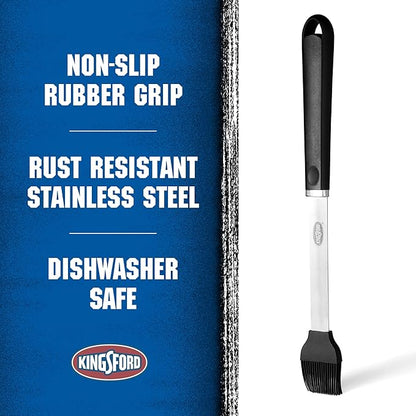 Kingsford Grill Tools Stainless Steel BBQ Fork | Classic Grill Pronged Fork| Stainless Steel Grilling Tools Fork| Kingsford Grill Fork for BBQ Grilling (BB20490)