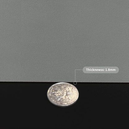 Leather Dresser Cover,1.8mm Thick,14x66 Inch,Dresser Protector Top,Dresser Top Protector,Dresser Cover Top,Dresser Top Cover,Dresser Cover Top for Bedroom.(Black+Gray,14x66)