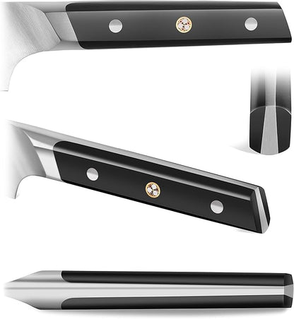 Cangshan TC Series 1022254 Swedish 14C28N Steel Forged 6-Piece Steak Knife Block Set, Maple