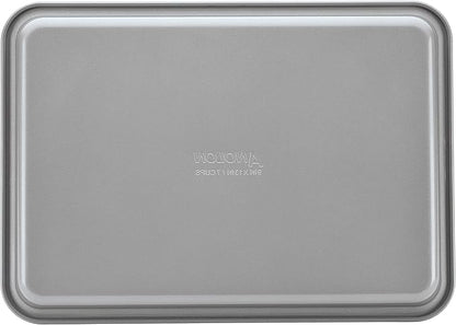 Anolon Gourmet Nonstick Bakeware Set with Nonstick Cookie Sheets / Baking Sheets - 3 Piece, Graphite Gray