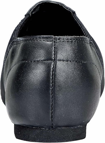 Dynadans Women's Leather Upper Slip-on Jazz Shoe