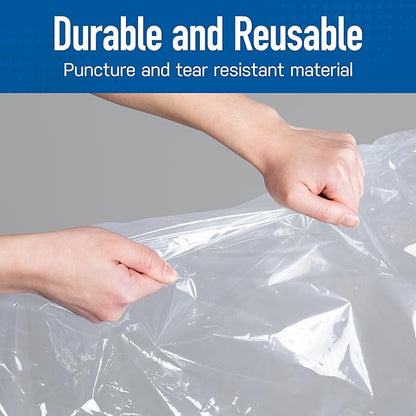 Spacesaver 3 Pack Jumbo Vacuum Storage Bags - 40" x 30 Heavy Duty Blanket Storage Bag with Pump - Space Saver for Clothes, Comforters, and Bedding - Compression Bags to Store Blankets for Travel