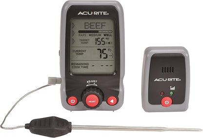 AcuRite 00278 Digital Meat Thermometer and Timer with Pager