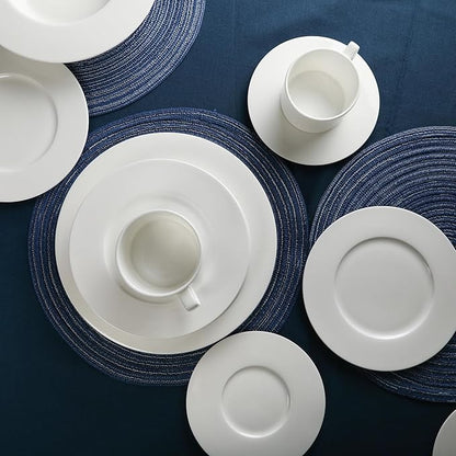 Stone Lain Sylvie 20 Pieces Bone China Dinnerware Set, White
