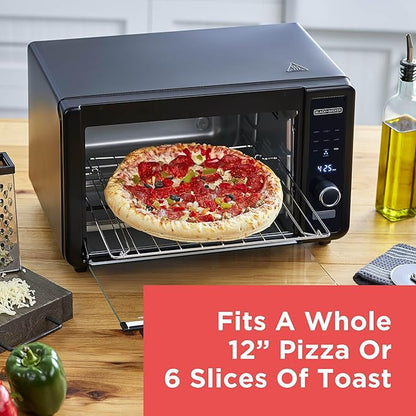 BLACK+DECKER Crisp 'N Bake™ 6-Slice Digital Air Fry Toaster Oven