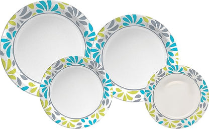 Genuine Joe Printed Paper Plates, 10" (Pack of 125)