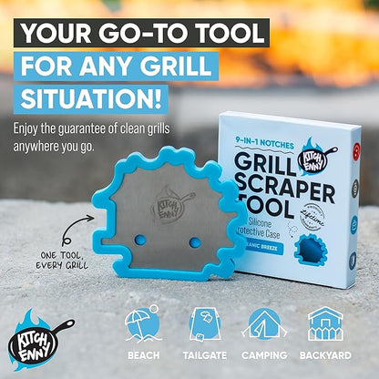 Bristle-Free Grill Scraper Gadget for Dads Who Like Grilling and Have Everything