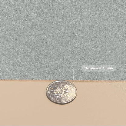 Leather Table Cover,1.8mm Thick,42x42 Inch Table Protector,Table Protector for Dining Room Table,Dining Table Cover,Table Cover Protector,Coffee Table Covers(Light Brown+Gray,42x42)