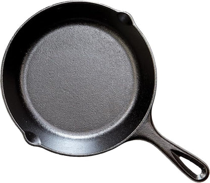 Lodge Wildlife Series-8" Cast Iron Skillet with Duck Scene, 8", Black