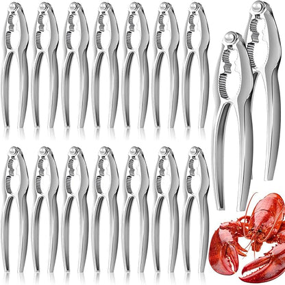 Crab Crackers and Tools, Lobster Crackers, Seafood Crab Leg Cracker Tools, Nut Cracker Set, 16 Pack