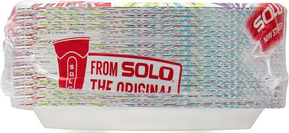 Solo Anyday 10" Paper Plates, Mega Pack of 100ct