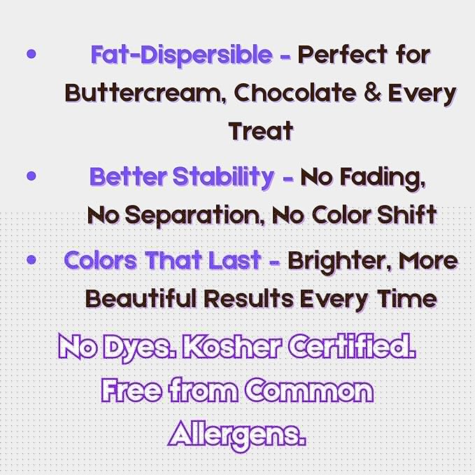 Bakerpan Red Oil-Based Natural Food Coloring Powder for Baking - 30 g - Plant-Based, Dye-Free Coloring for Buttercream Frosting, Chocolate, Candy Color, Icing, Cakes