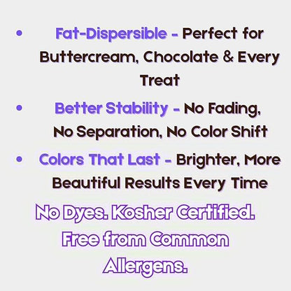 Bakerpan Red Oil-Based Natural Food Coloring Powder for Baking - 30 g - Plant-Based, Dye-Free Coloring for Buttercream Frosting, Chocolate, Candy Color, Icing, Cakes