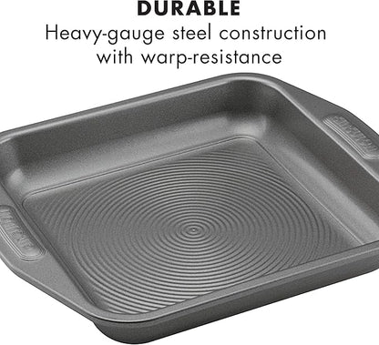 Circulon Nonstick Bakeware, Nonstick Cookie Sheet/Baking Sheet - 11 Inch x 17 Inch, Dark Gray (Pack of 2)