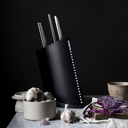 Global GKB-52/CB, 10 Slot Knife Block, Black