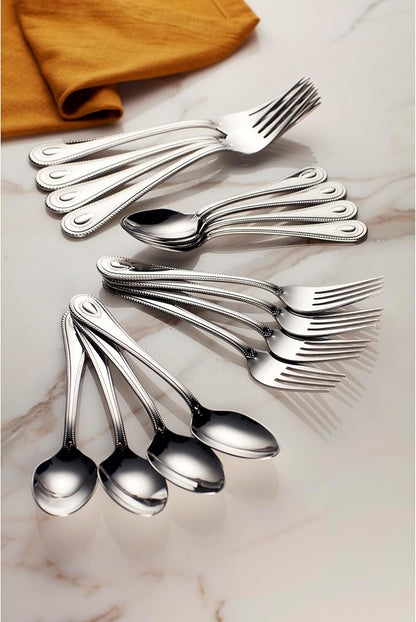 Lenox 894742 French Perle Dinner Forks, Set Of 4