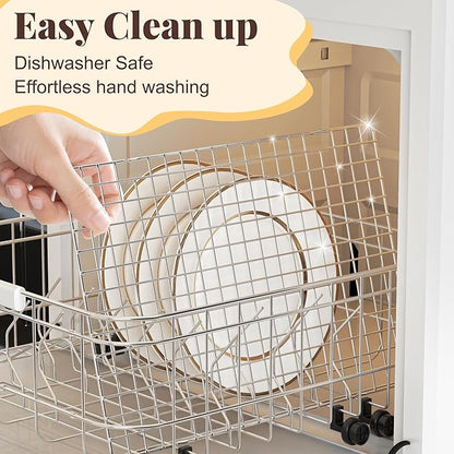 Cooling Racks for Cooking and Baking - 2 PCS 10" x 15" Grid Wire Baking Rack for Oven Cooking, Baking, Grilling, Roasting - Dishwasher Safe Bacon Rack - Fits Jelly Roll Cookie Sheet Pan