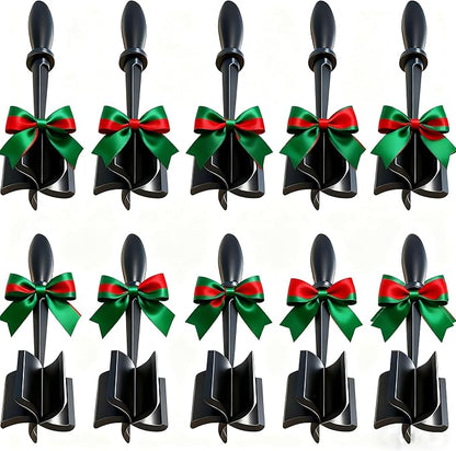 10Pcs Nylon Beef Smasher 5 Curve Blades Ground Beef Masher Heat Resistant Non Stick Meat Masher Tool Practical Ground Beef Smasher Reusable for Cooking